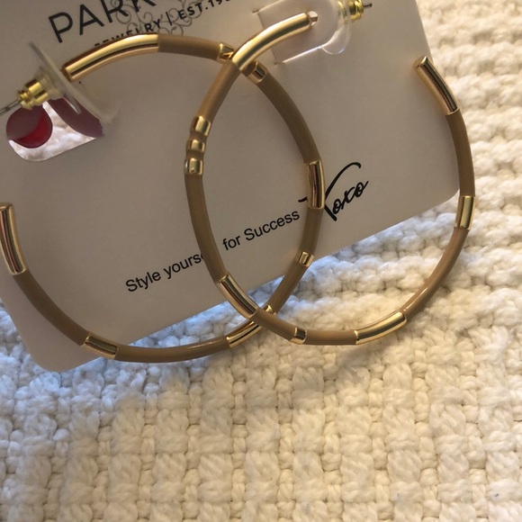 Park Lane Coco Gold Hoop Earrings - Picture 3 of 7